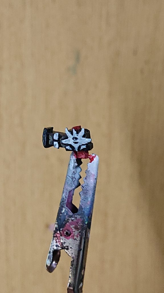 フルスクラッチしたエボルトリガー これもプラ板でスクラッチしました