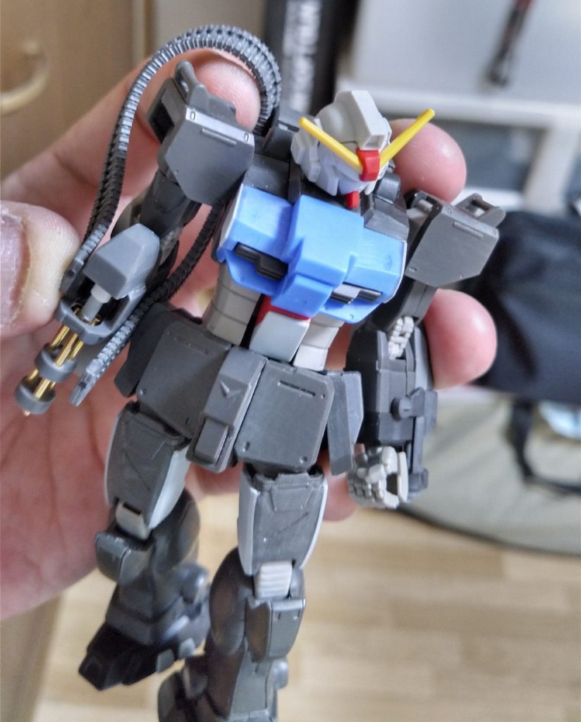 オリジン版陸戦型ガンダムにアスタロトの胸部とno.79陸戦型ガンダム頭部をミキシング。