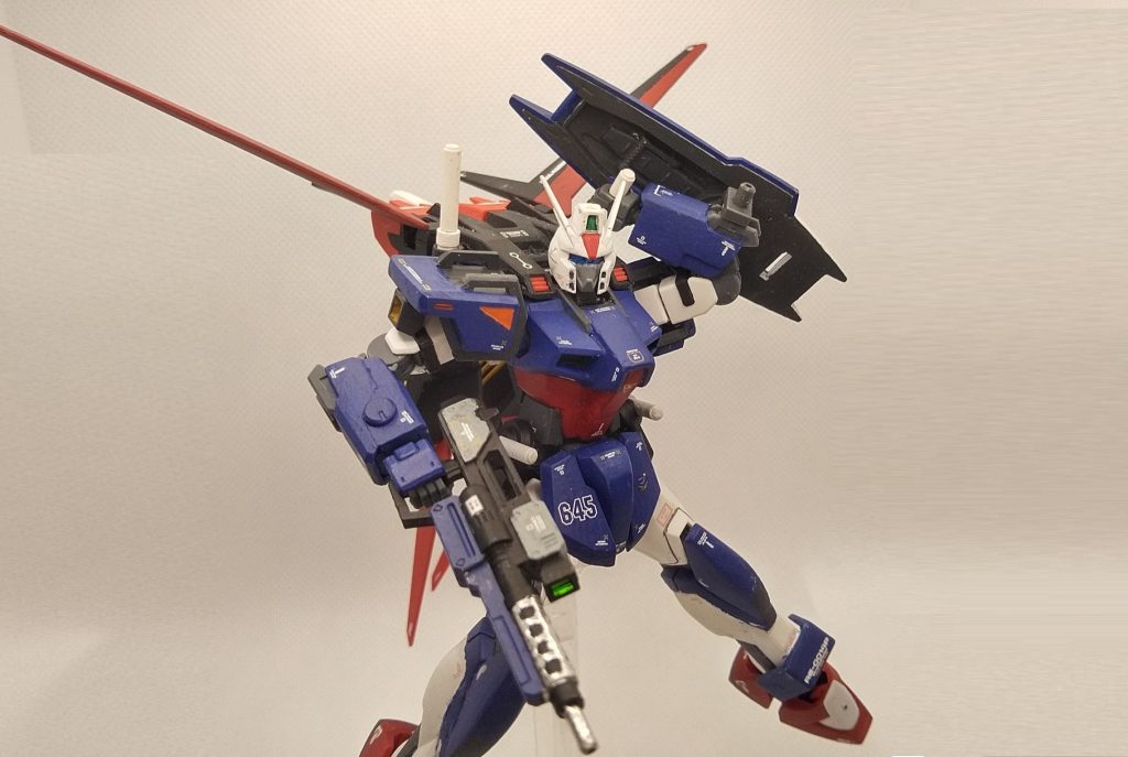 おまけ1 過去に作ったエールストライカー装備です。個人的にはジェットストライカーよりエールストライカーの方が好きですねぇ。