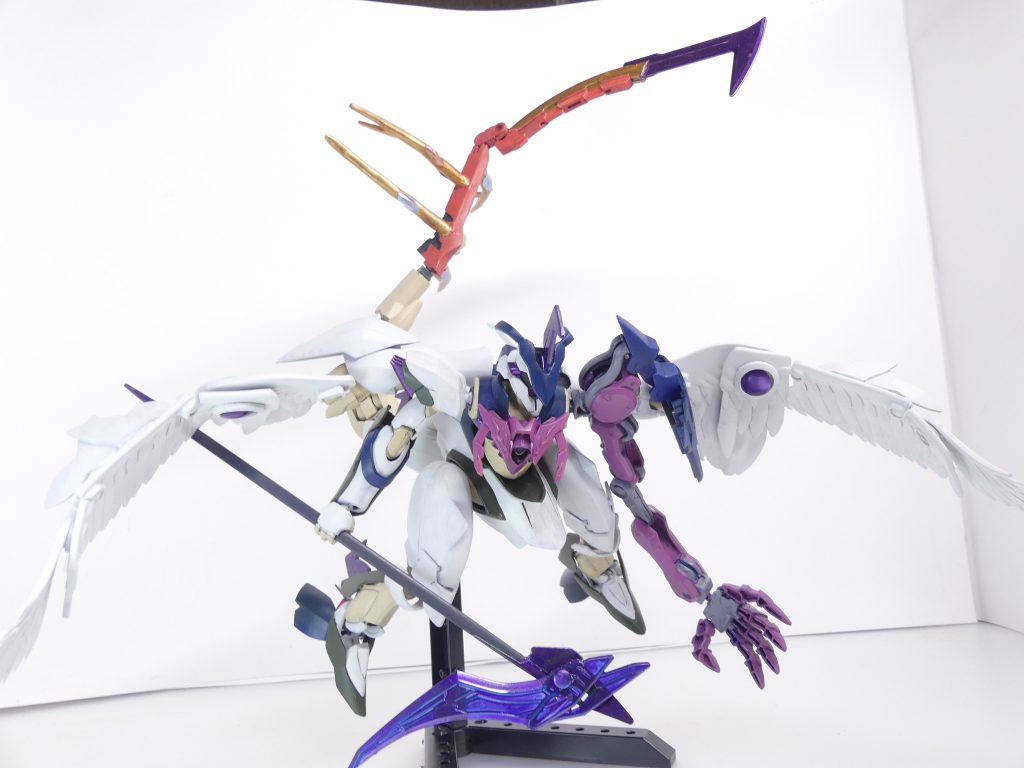 ・・・と言うことで、ついに「EX」ラスボスが登場。かつて「コカトリス事件」を起こしたギラーガ・コカトリス(無印#9)が改修を受け、ギラーガ・コカトリス【ZELT】として新生・・・一部色替え・パーツ変えなのだけれど。こちらについては2改後に。この関係等々もあって、今回はアルス(ヒトツメ)分が多めの「GBNW」です。