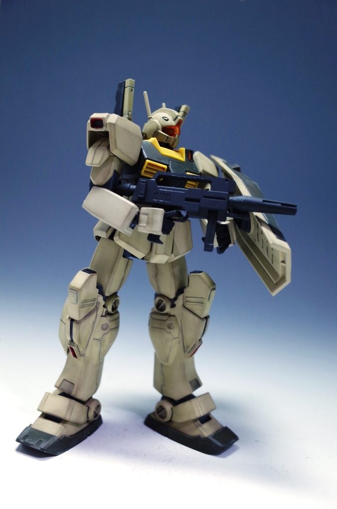 　1/144 HGUC ジムⅢ(デザートカラー)　–4枚目/制作者：だんくら工房・mk戦車