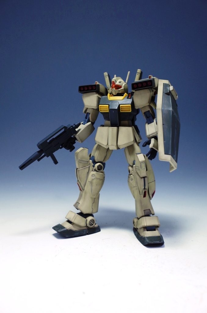 　1/144 HGUC ジムⅢ(デザートカラー)　–2枚目/制作者：だんくら工房・mk戦車