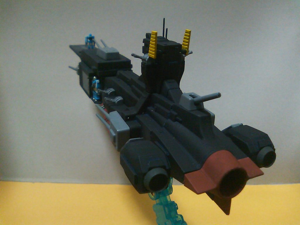 サラミス改装型試作ＭＳ軽空母　『ストックホルム』　–4枚目/制作者：LUCIOLE