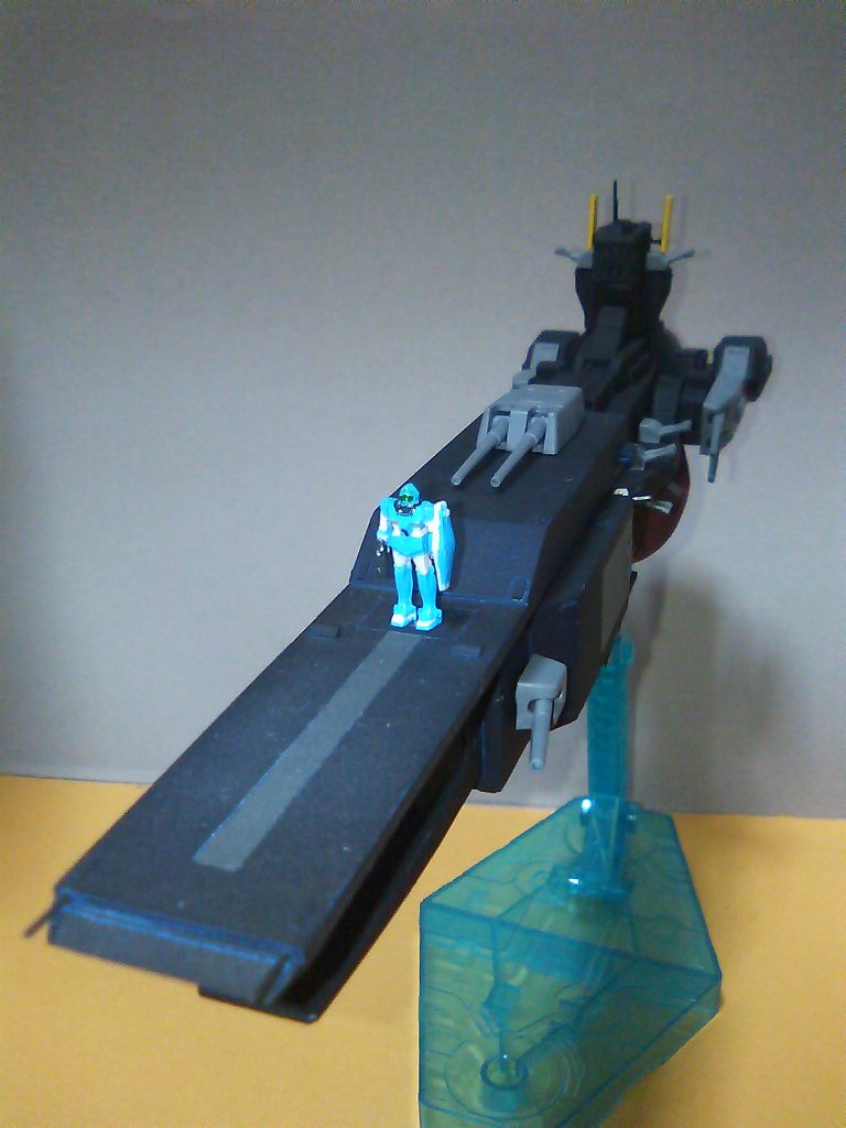 サラミス改装型試作ＭＳ軽空母　『ストックホルム』　–5枚目/制作者：LUCIOLE