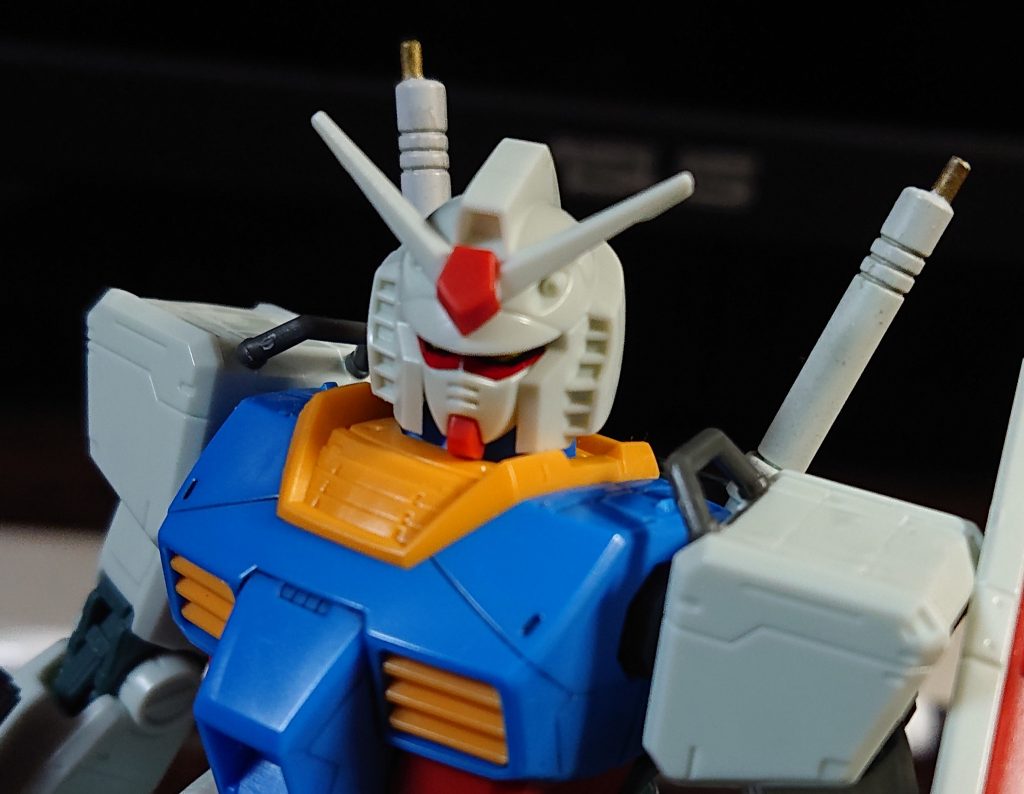 仮組み中です、ビームサーベルはGM/GMの物を借りてます。