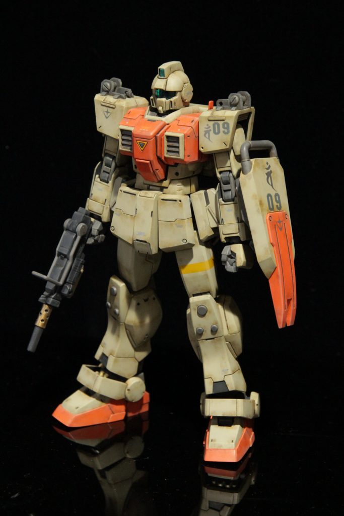 塗装はとてもお気に入り。マシンガンの塗分けも気に入ってます。