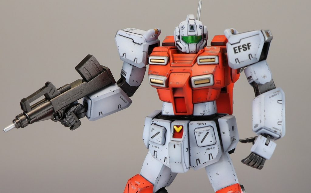 ゴリラジムと言われるHGUCキットですが、小改造して改善してます。効果はいかに？