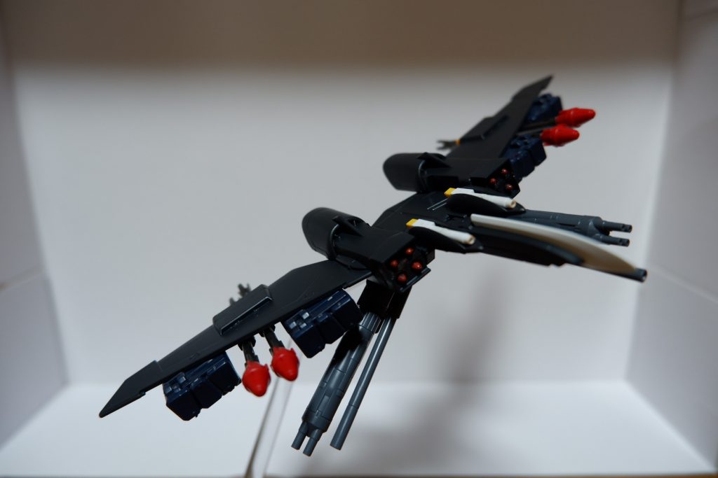 旋回しながらの対地射撃。