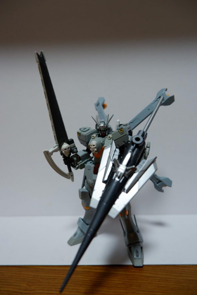 新装備のGNショットランサー。ジャスティスナイトのライテイショットランサーを改造。