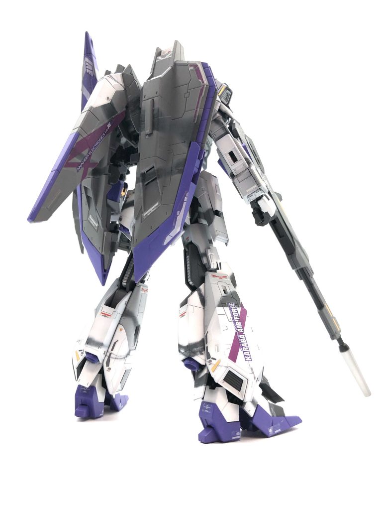 後ろ
特に手を加えた場所はありませんが、細部をメタル塗料で塗ってあります。