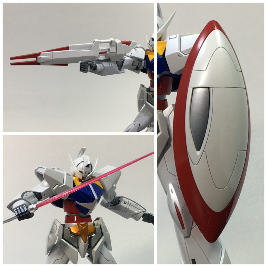 ーWEAPONー
シンプルにビームライフル、シールド、ビームサーベルのみです