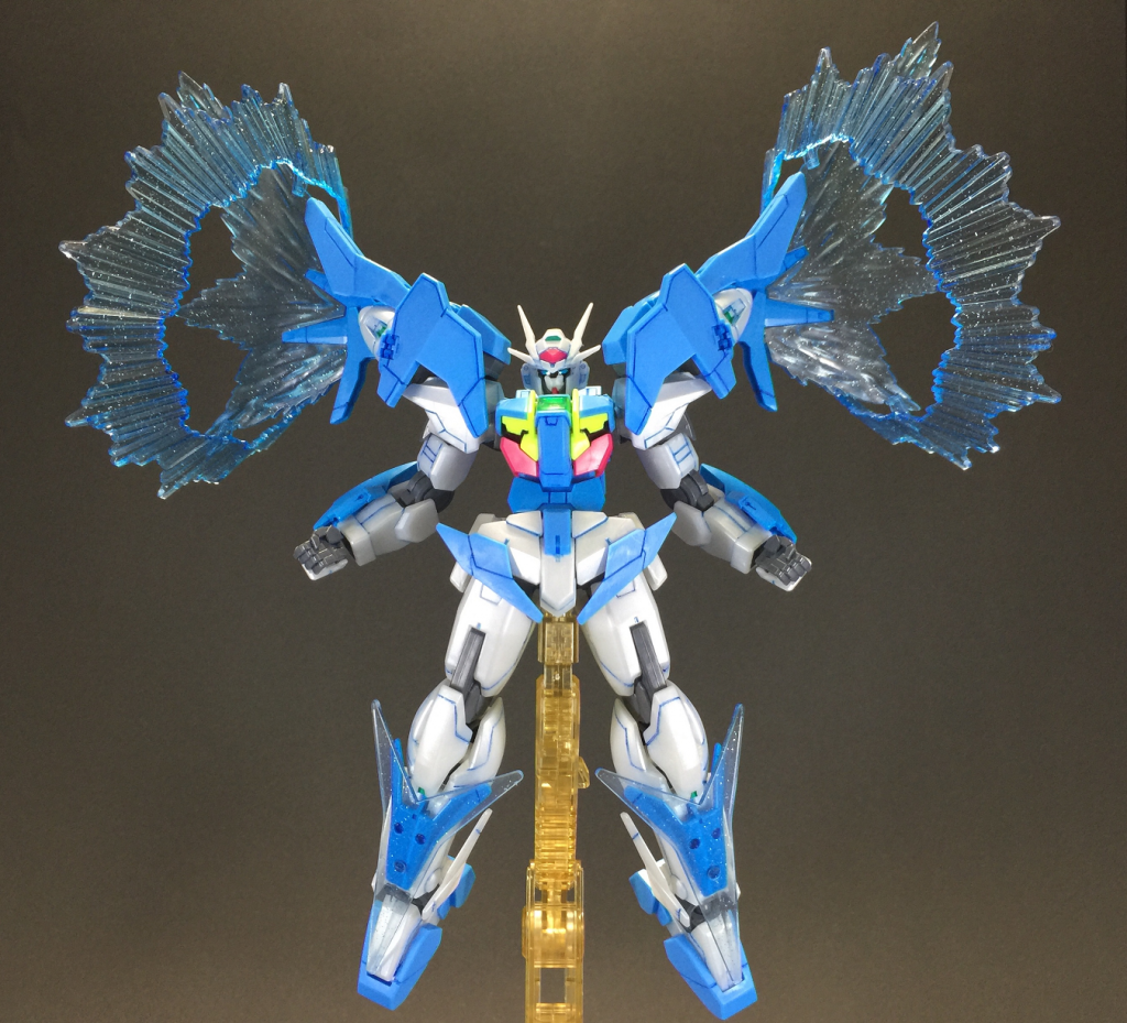 全身のビームエフェクトもアルコールマーカーをベタ塗りしてゴシゴシ。くぼみには残るため、結果ほどよく色が濃くなりました。
    +