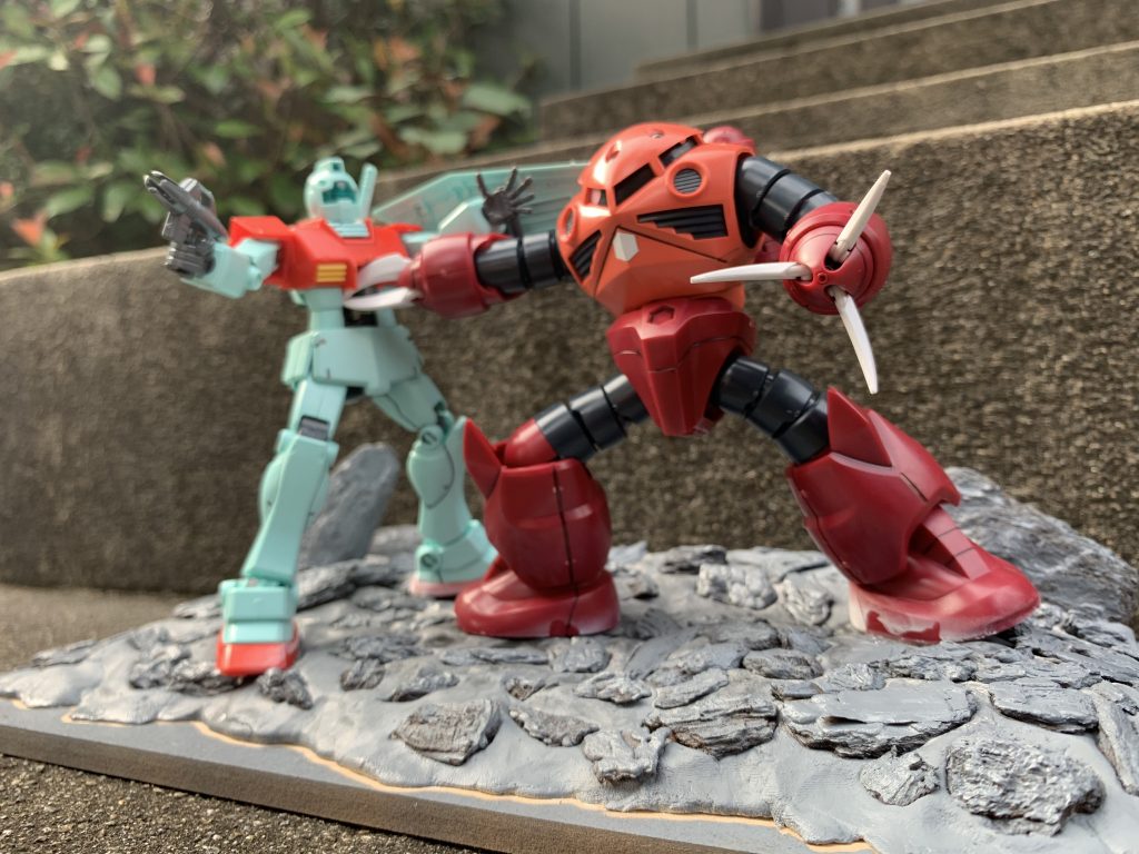 ジャブローに散る–3枚目/制作者：Kaitoganpura