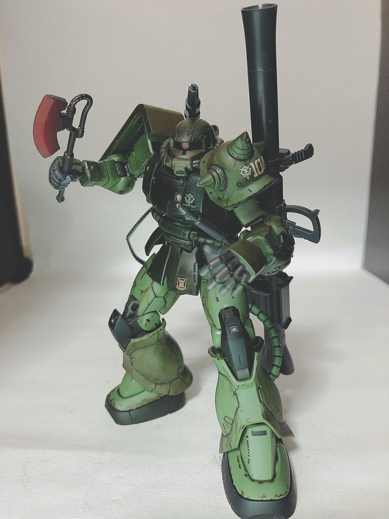 ＨＧオリジン版ザクⅡ–3枚目/制作者：yoshimaru0217