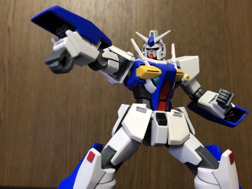 腕に搭載されたGNマシンガン