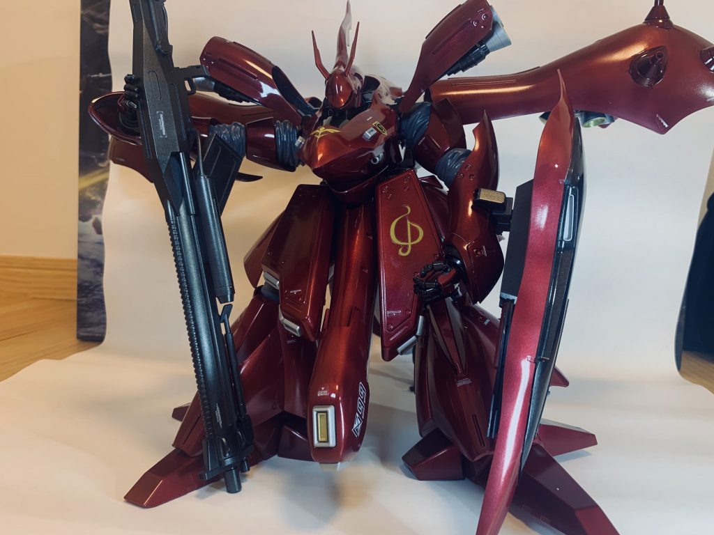 全体像、デカ過ぎてブースにはいらなかった・・・キャンディ塗装に挑戦したけど心が折れそうに・・・塗装だけで10日以上かかりました