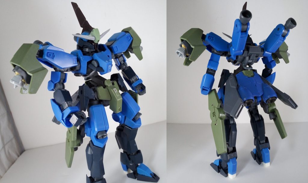 ブレードアンテナが付いてガンダムらしくなった感じです。