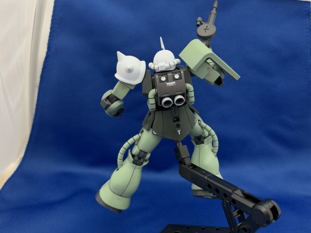 リヴァイブHGザクII–2枚目/制作者：でるたぃ