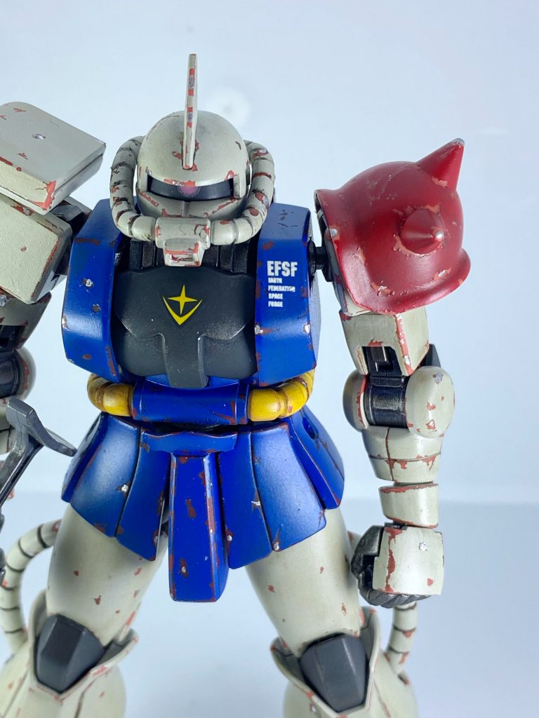 HG シャア専用ザク–4枚目/制作者:ハブヲ