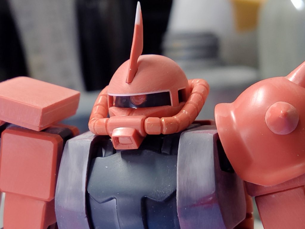 頭部削り込みとアンテナシャープ化