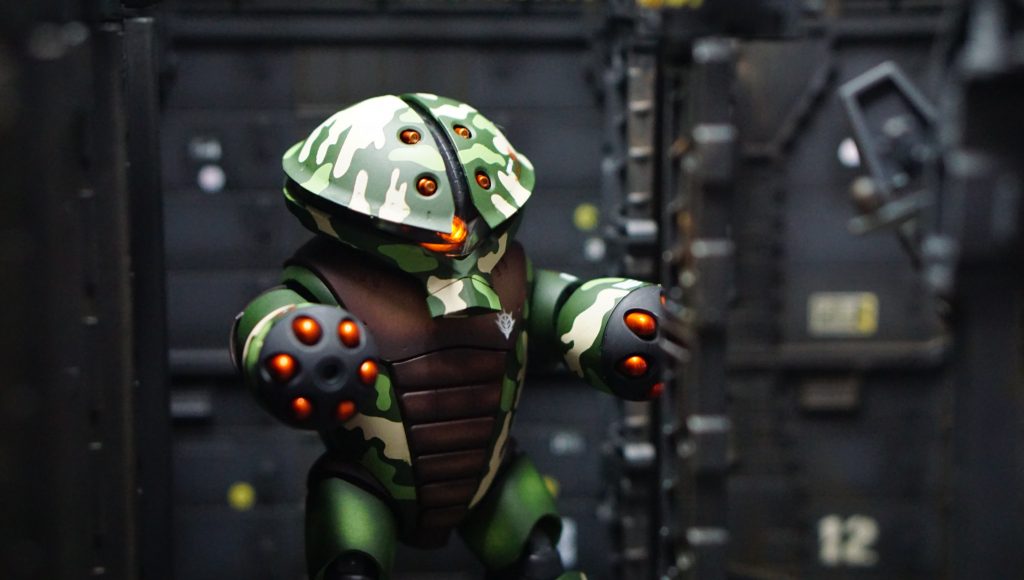 ミリタリーアッガイ–4枚目/制作者：gunpla_bo