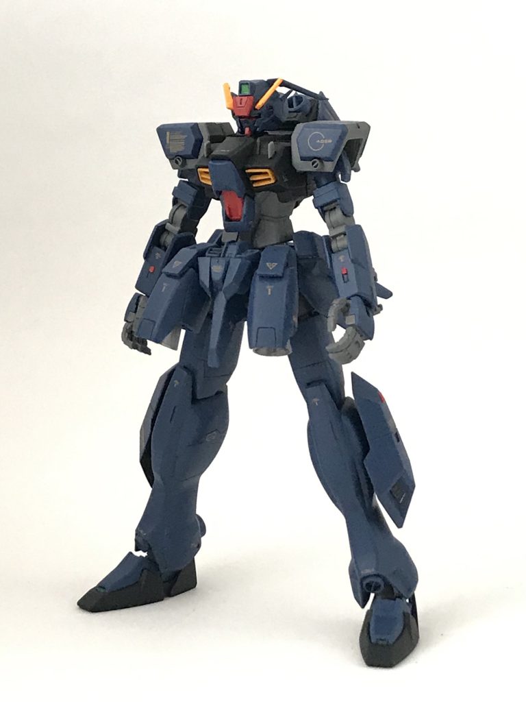 ティターンズカラーに染めて完成!今回は初めての筆塗り全塗装でした。楽しかったです😊✨