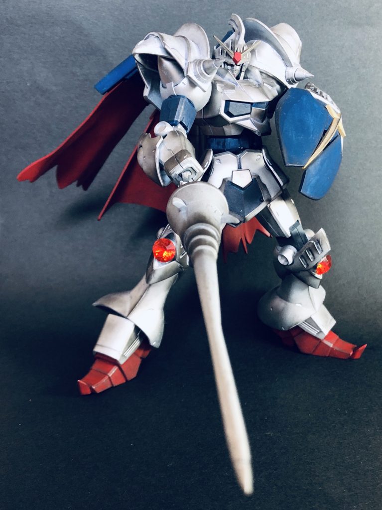 電磁スピア!
レジェンドBB騎士ガンダムの装備を延長しました。
...伸ばしすぎて写真に取りにくくなってしまいました