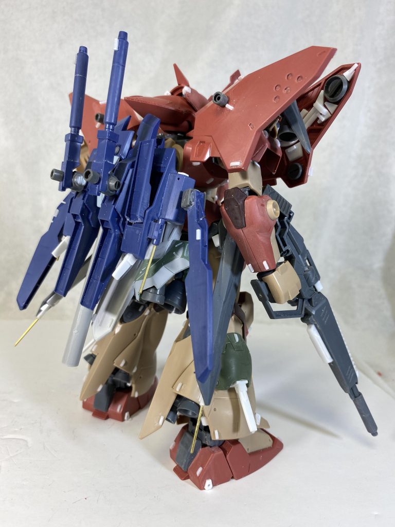 塗装直前、オラザクに出そうと思い頑張って全身にディテール入れ。