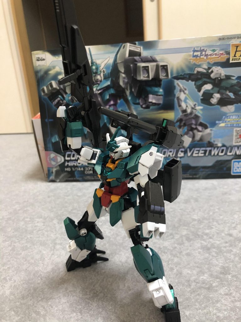 バックパック下側 ホバーユニット
上側左  ミサイルポッド
上側右  ビームキャノン