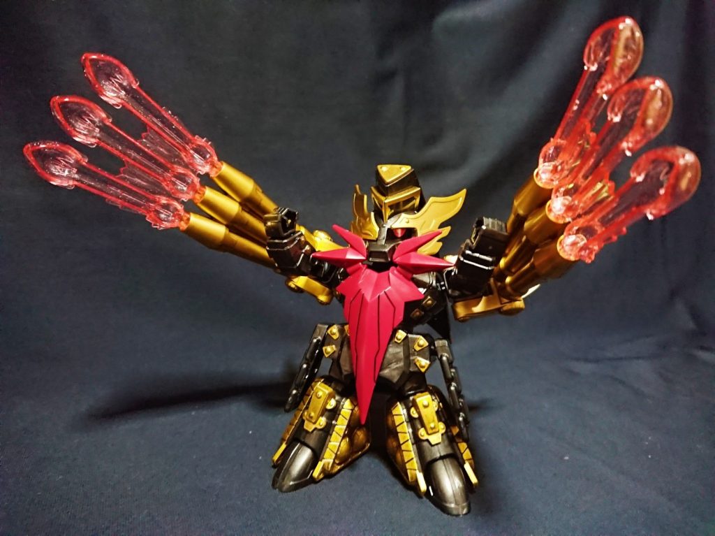 完成度は高いのでほぼ塗装のみとなっています。改修箇所は可動域を少しアップさせたくらいです。BBW当時はなんとも思わなかったのに、今見るとバランスも良くとてもカッコいいキットだと思いました。