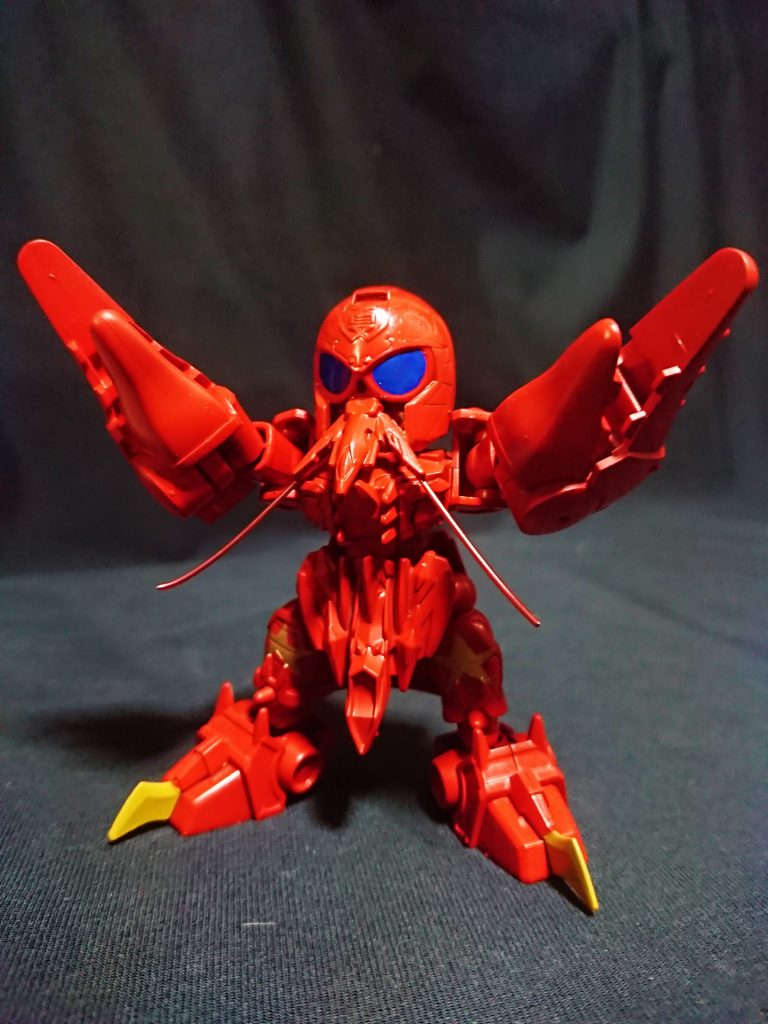 世界の西の果てにある、最果ての島に住むロブスター族の1人。
フォルネウスの送り込んだ水龍により島を沈められようとしていた。
ハサミによるパンチとカウンターで戦う。