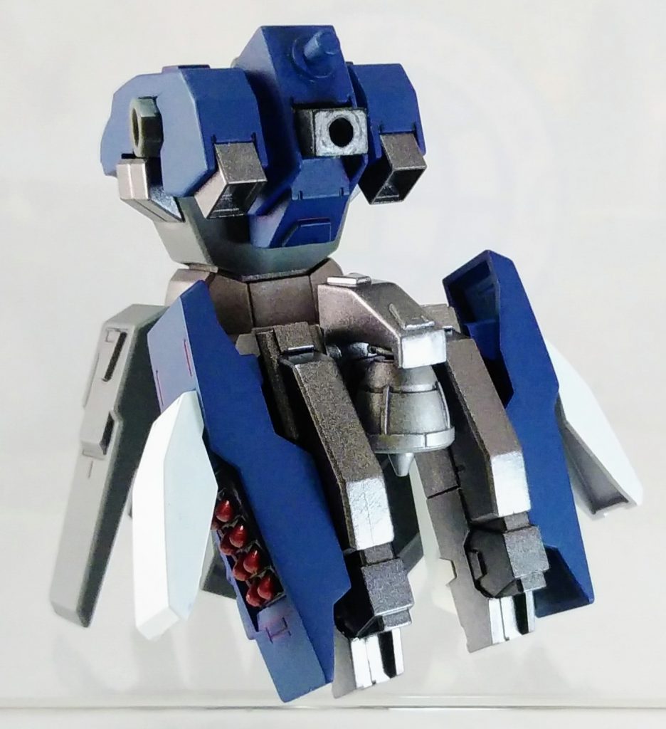 BWS装備時は、バックパックが邪魔になってしまうので、腰部に装備させることで、問題なく、BWS装備が可能となりました。