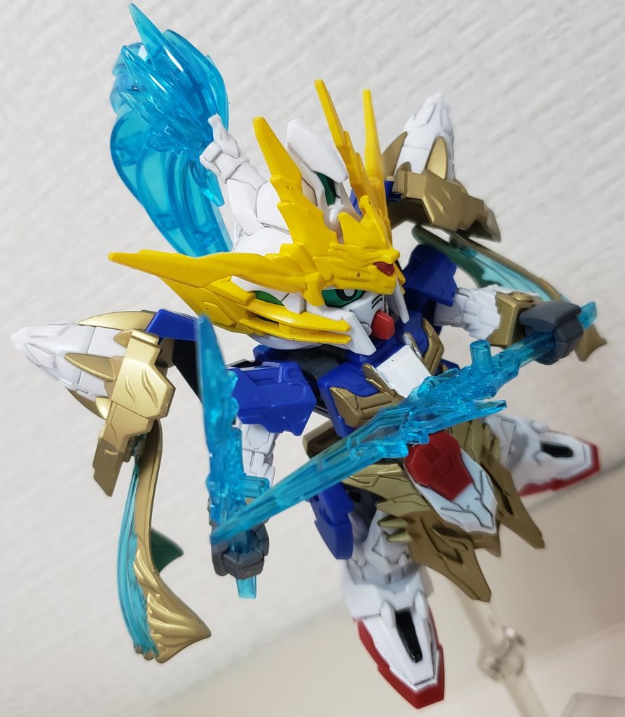 武器閃光と瞬光設定も単色でした。今後強化があったらセブンソードですかね？少しだけパーツ変えて成形色変えたトランザムとかも…