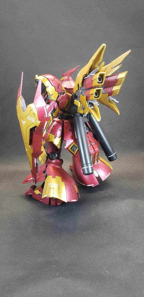 バックショット🎵シナンジュのウイングブースターに変更✨