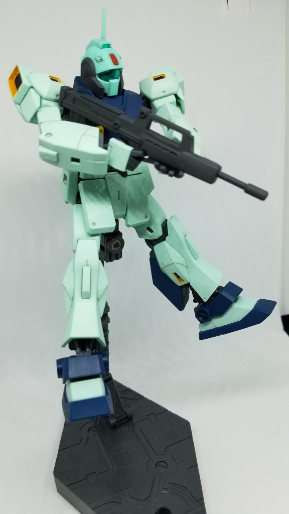 降下中射撃の図