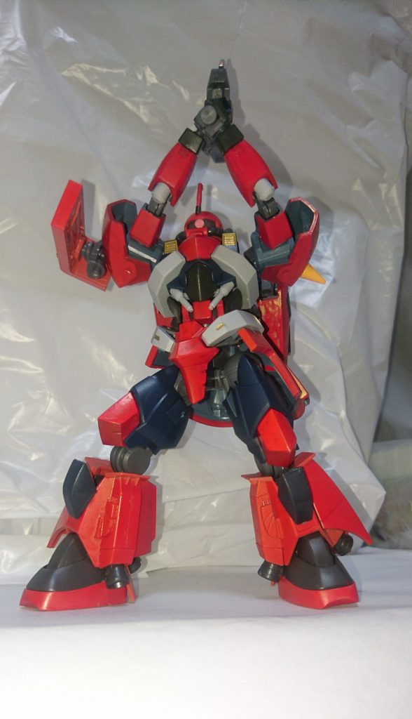 振り上げからの………!
+