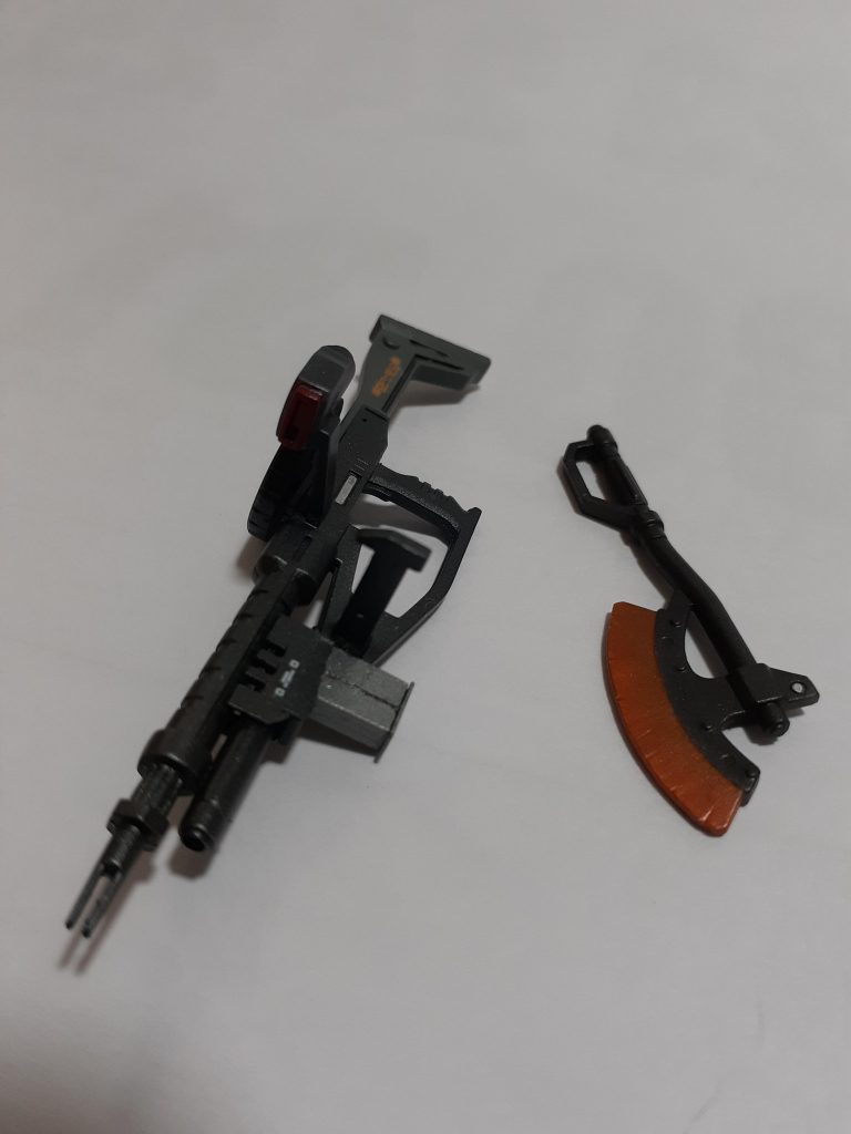 マシンガンにグレードランチャーを自作。マガジン式で連射可能♪
    +