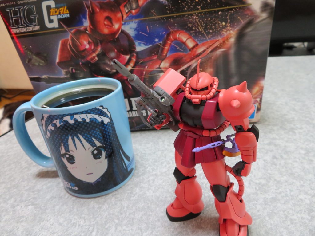 RGのヒートホークは塗り分けが楽ですw
    +