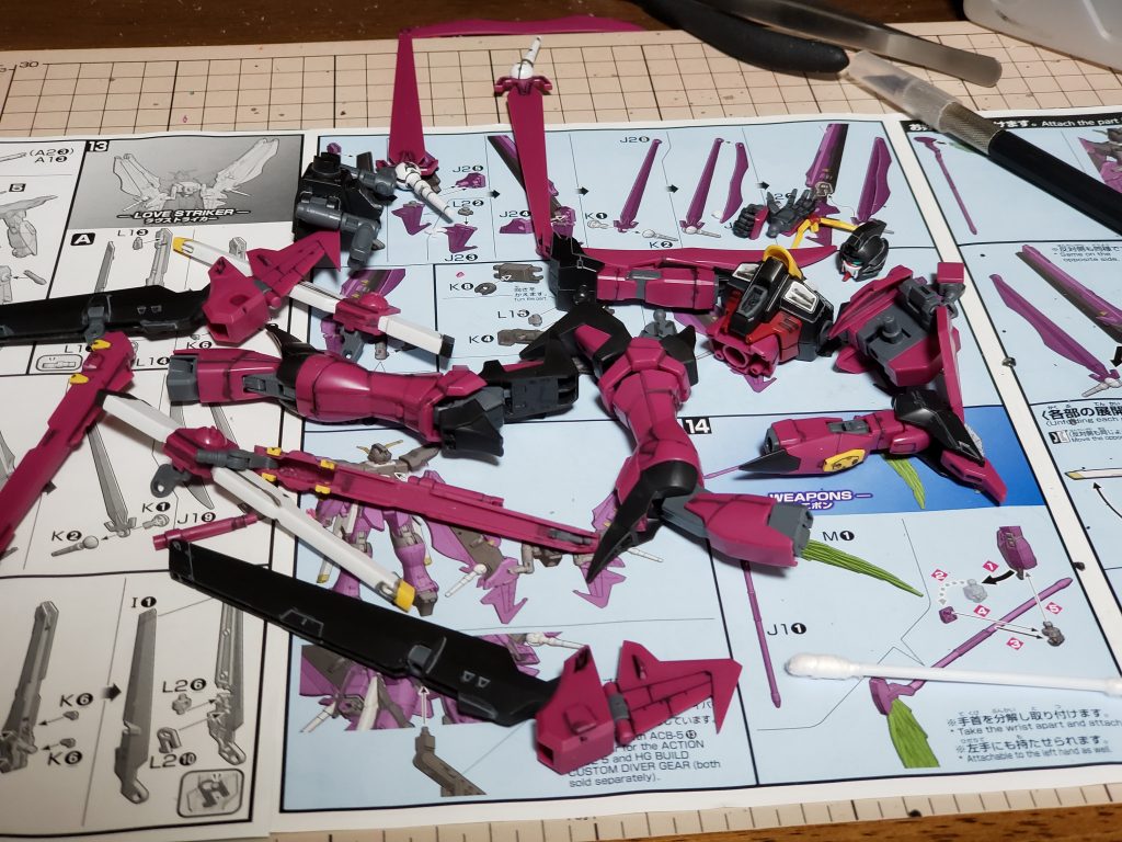 HG ガンダムラヴファントム–5枚目/制作者：はんしん