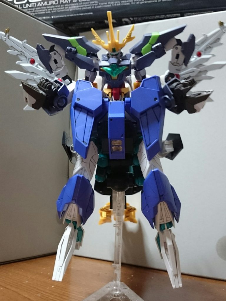 「誰も奪わせない…」「お前にも!奪わせない!!」・リライジングガンダム4身合体!!BGMにOPをバックに合体は熱かったっスねぇ。最終回直前PVのOP+各キャラの台詞+合体バンクもすごくやばかったっス。語彙力やばくなるくらいやばかったっス