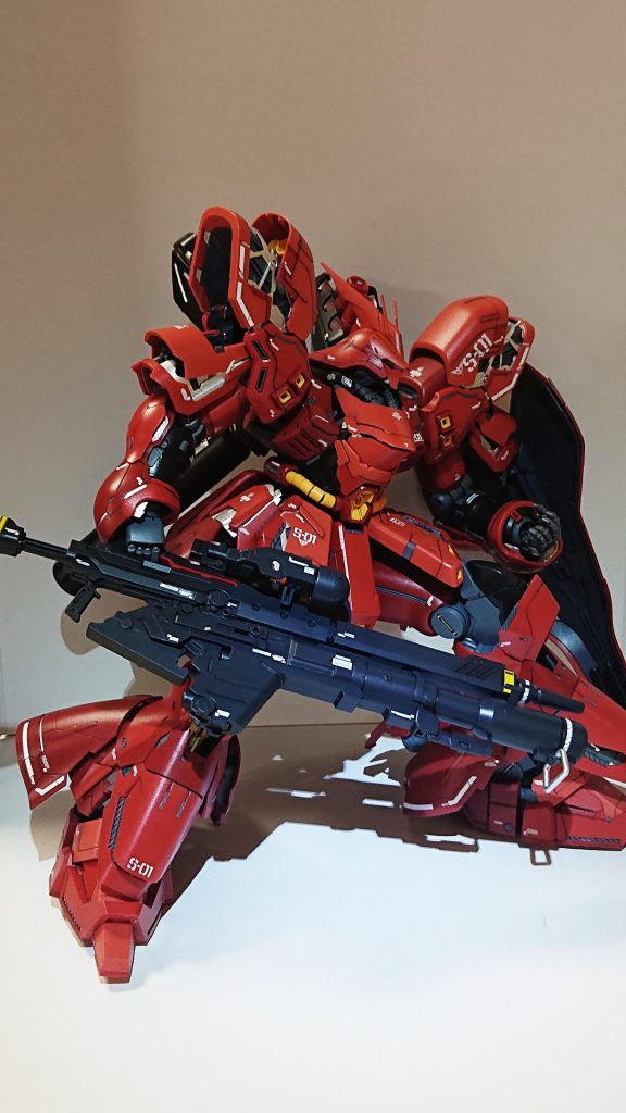 箱絵を真似てポージング。