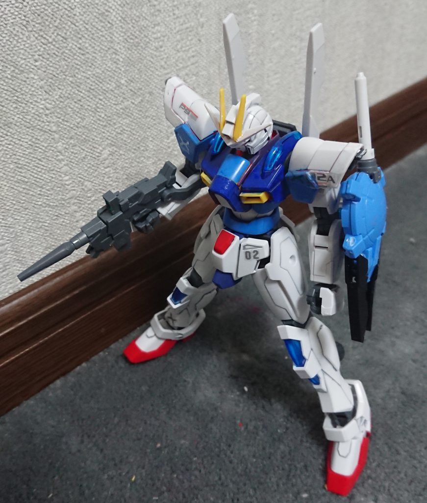 ザフト軍が開発したZAFT目ガンダムの1機。本機は地球連合軍から奪取したG兵器のデータを元に開発された機体。特に汎用・白兵戦に特化したGAT-X102 デュエルのデータが反映されている。