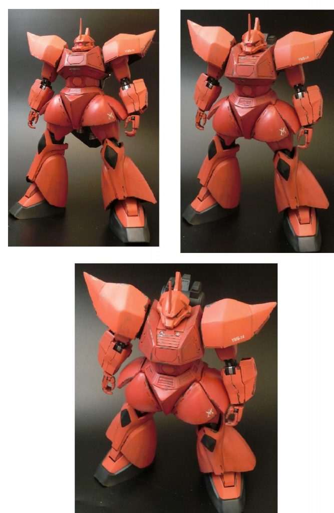 写真はMGの足を装着したものです。VER.1は構造上取り外しが簡単なので、旧キットとの入れ替えが可能です。