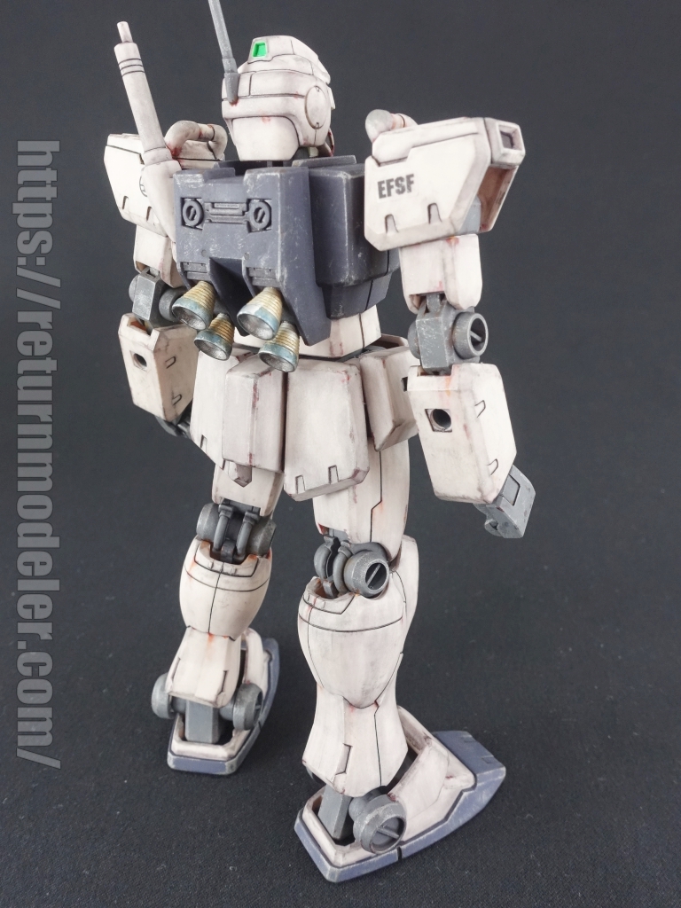 部分塗装 ウェザリング仕上げ Hg ジム改 Taro リターンモデラーさんのガンプラ作品 Gunsta ガンスタ