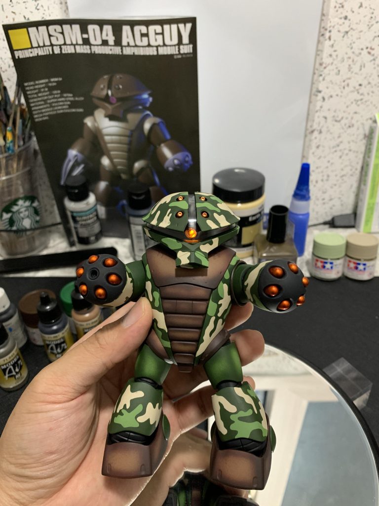 ミリタリーアッガイ–5枚目/制作者：gunpla_bo