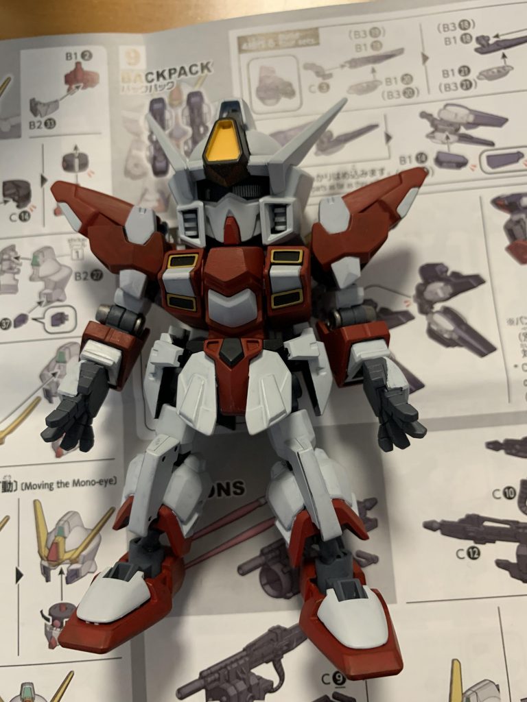 ベースカラー状態。これはこれでカッコ良かったと思います。
    +