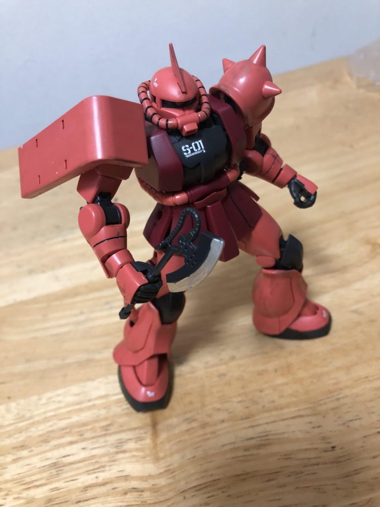 HGシャアザク–3枚目/制作者：アンジェロのプラモデル工房