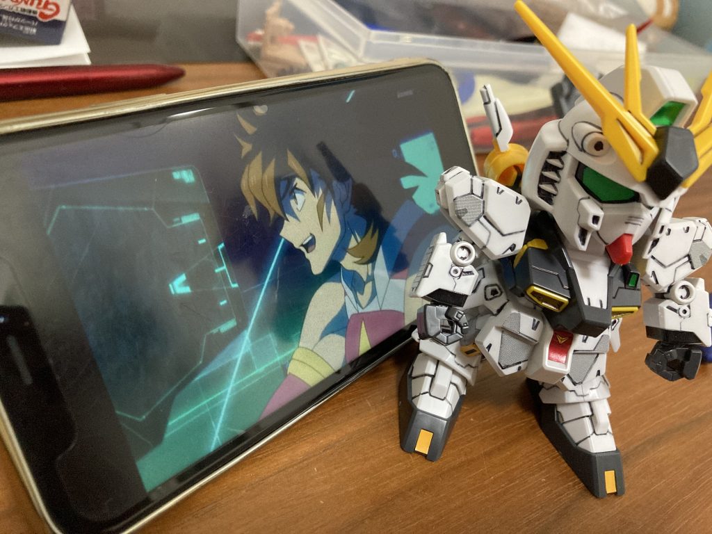 コロナ禍も乗り越え最終回を迎えたビルドダイバーズRe:RISEも流しながら作りました。ガンプラ最高!!