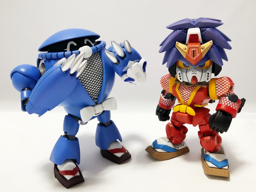 最後にゴエモンガンダムとツーショトで!