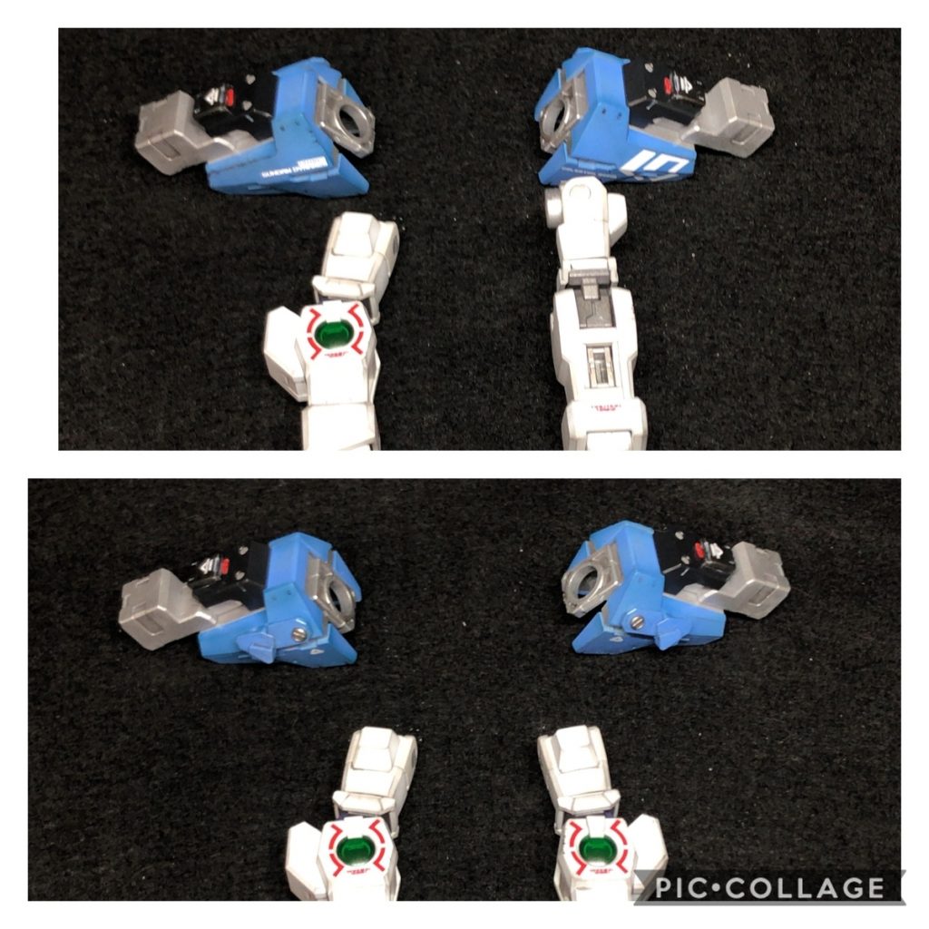 メタルパーツやジャンクパーツを改修して貼り付け